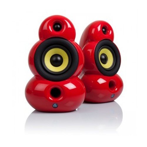 Podspeakers SmallPod Red Speakers for Stereo and Surround (Pair)