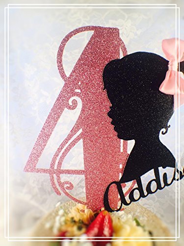 Little Girl Birthday Cake Topper - Custom