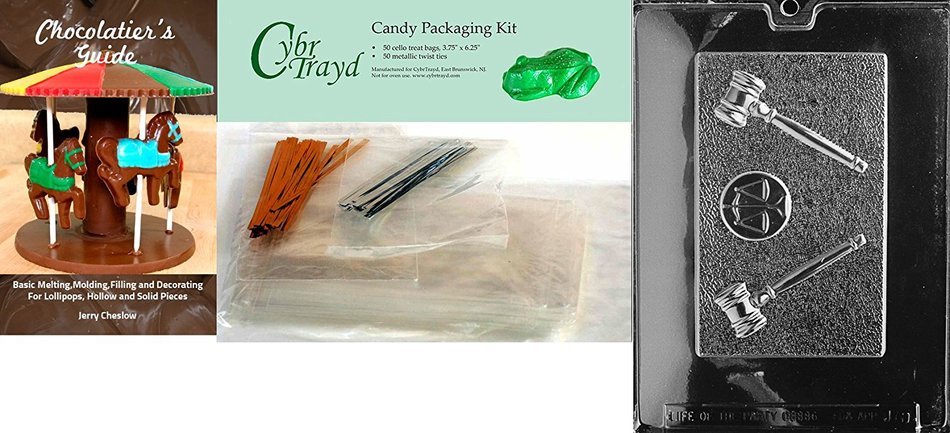 Cybrtrayd J061 Lawyer Card Jobs Chocolate Candy Mold N4