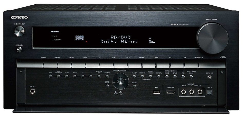 ONKYO AV Receiver 7.1ch / 4K / network audio / hi-res sound source / Dolby Atmos corresponding black TX-NR1030... N4