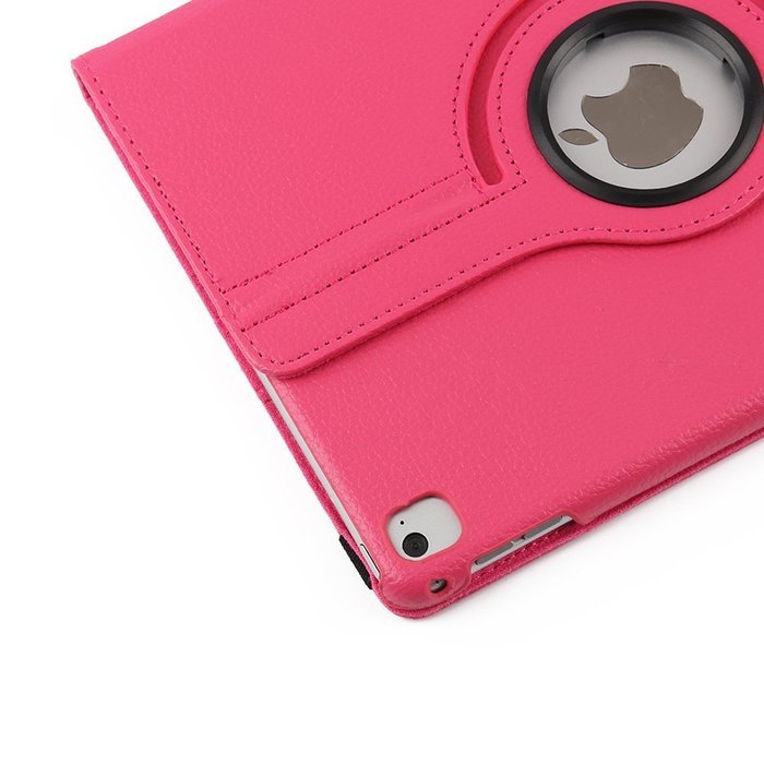 ipad Case Red,TechCode 360 Degrees Rotating Magnetic PU Leather with Stand Smart Auto Sleep/Wake Feature Case... N5