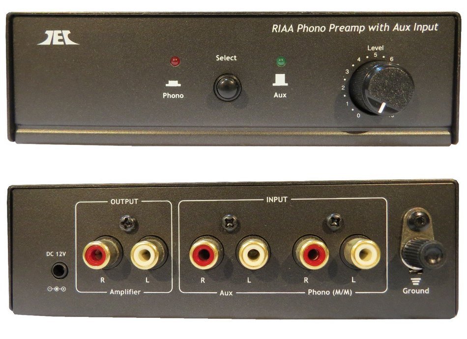Turntable / Phono Preamp Preamplifier Pre Amplifirer W Aux Input and Volume Control N2