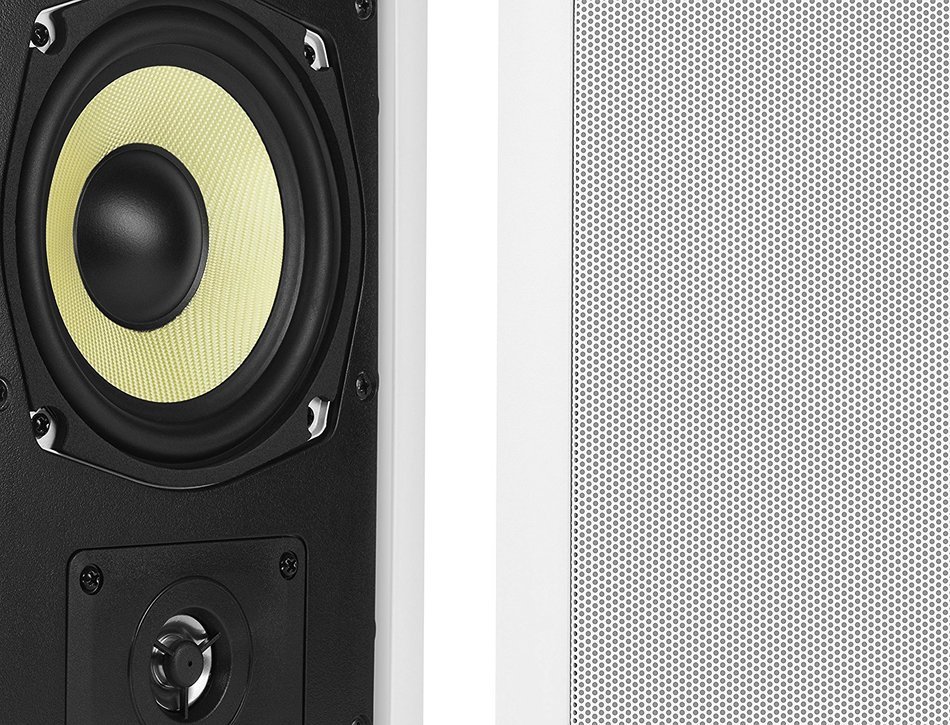 VM Audio Elux 5.25-Inch 175W 2-Way In-Wall Surround Sound Speaker | VM-WA525-E N4