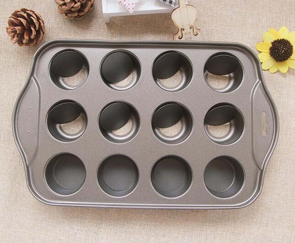 Tosnail 12 Cavity Mini Cheesecake Pan N2