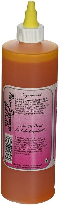 Bakery Crafts Squeeze Gel Food Color, 13.5 oz., Neon Yellow N2