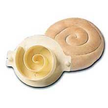 World Cuisine Paderno Spiral Dough Bread Stamp, 3 1/8 inch Diameter -- 2 per case