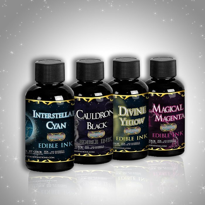 Edible Ink Replenishment Kit Refill 4 Pack - 4oz - Bottles