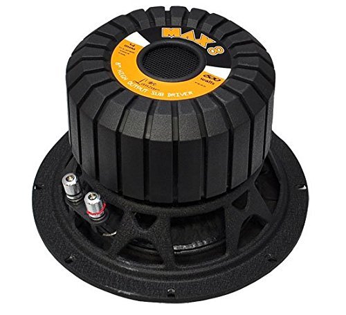 Lanzar MAX8 8-Inch 600W 4-Ohm Subwoofer (4 Pack) N2