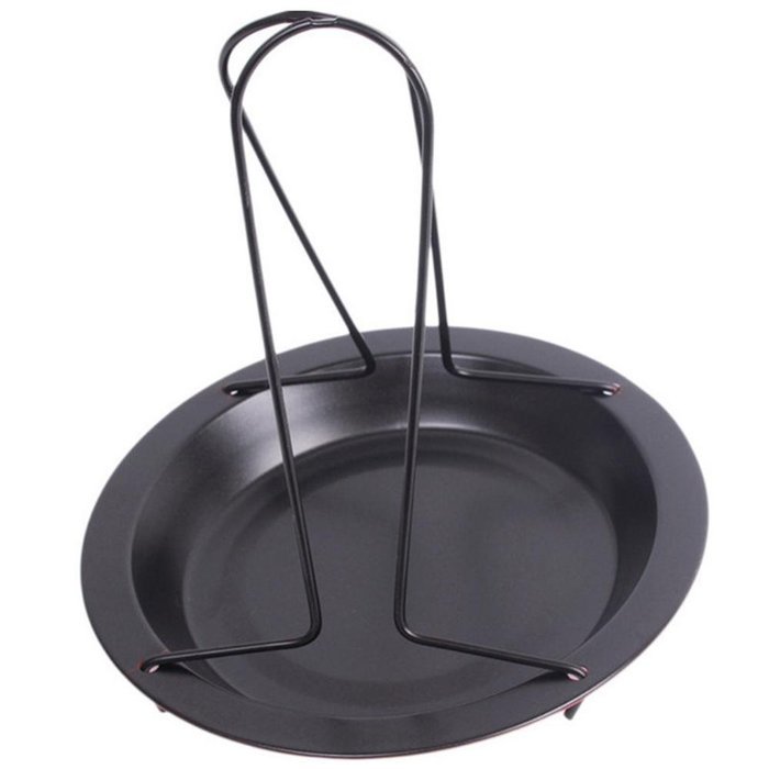 [1Pcs] Stainless Steel Roasting Tray used for BBQ, Grilling Chicken N3
