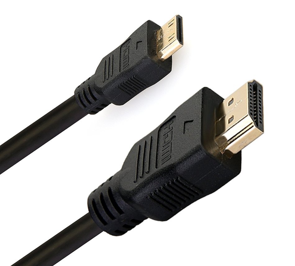 Yason High Speed-hdmi to Mini Hdmi Cable - 3d & 4k Resolution Ready with Ethernet - 6 Feet/ 1.8 Meter N2
