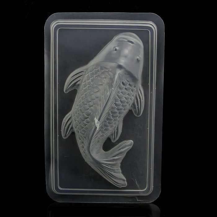 Fashionclubs 3D Koi Fish Plastic Jelly Chocolate Fondant Mold Sugarcraft Mold (L) N2