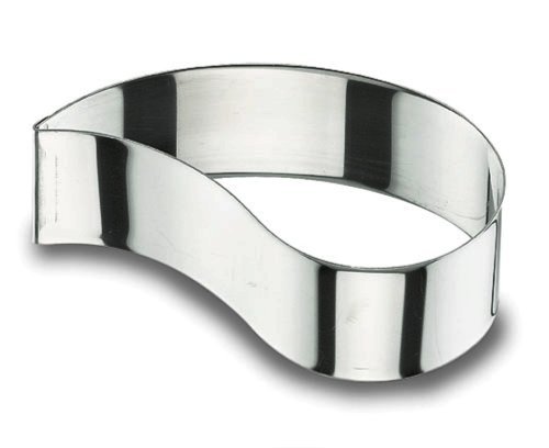 LACOR 68210 TEARDROPS FRAME CAKE RING 10x4 CM. STNLS