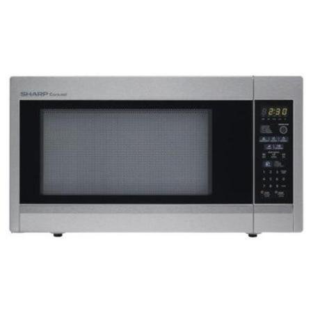 Sharp 1.8 Cu.ft, 1100w Full-size Countertop Microwave - Single - 1.80 Ft - 1.10 Kw - Stainless Steel (r551zs) N3