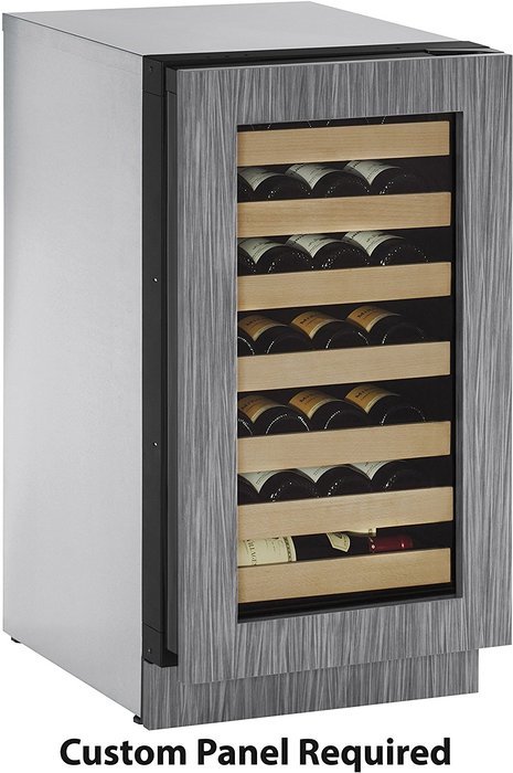U-Line U2218WCINT00B 18" 2000 Series Built-In Wine Cooler with 31 Bottles Bottle Capacity, in Panel Ready