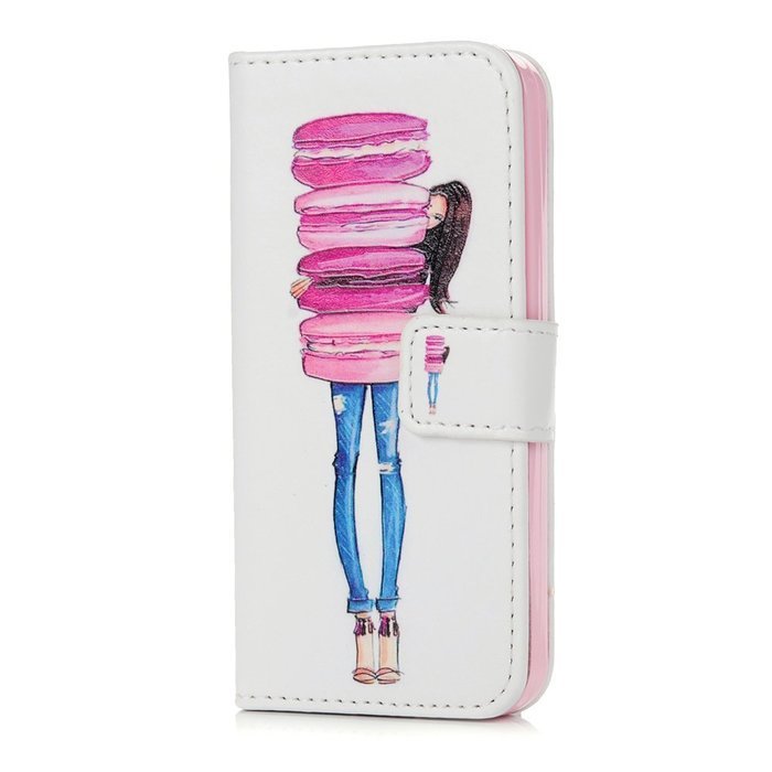 S6 Edge Case,Samsung Galaxy S6 Edge Case - Wallet Folio Flip Premuim PU Leather Case Colorful Print Design with... N4