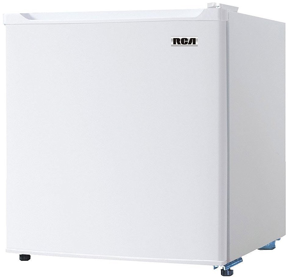 RCA RFR180 1.6-1.7 Cubic Foot Fridge with Spotless Steel Door, Stainless Steel N5