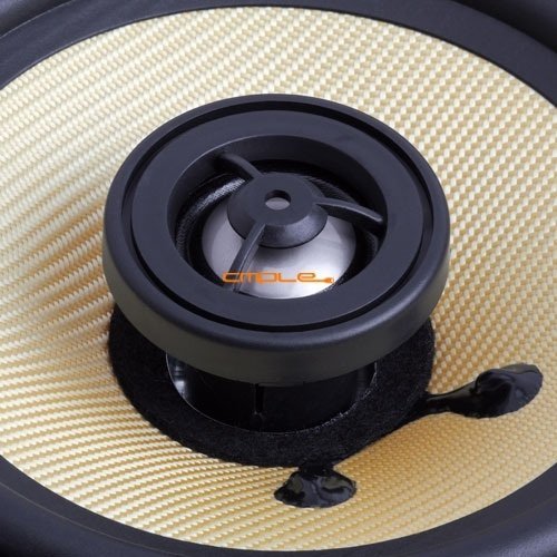 5.25" Surround Sound 2-Way In-Wall/In-Ceiling Kevlar Speakers (Pair) - Round N2