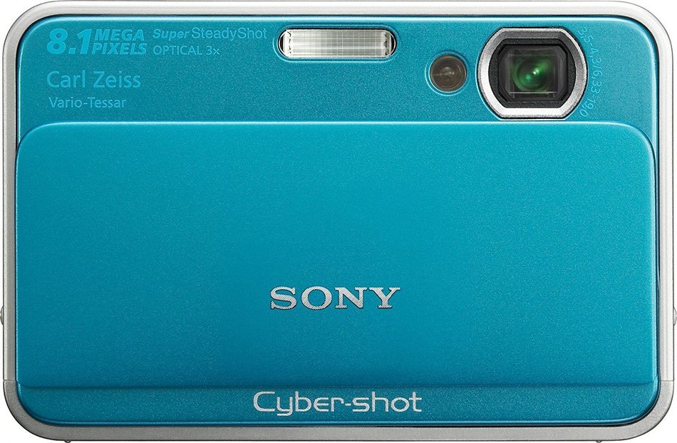 Sony Cybershot DSC-T2 8MP Digital Camera with 3x Optical Zoom (Black) N12