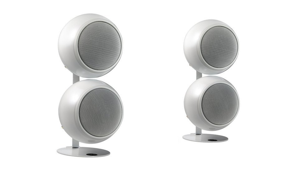 Orb Audio Mod2X QuickPack - Satellite Speakers and Desk Stand, Hand Antiqued Bronze N2