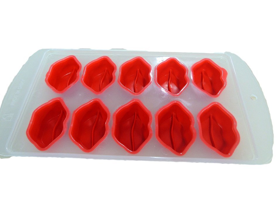 HotEnergy Mouth Lip Shape Ice Cream Chocolate Jelly Mold Tray Cube-Pack of 3
