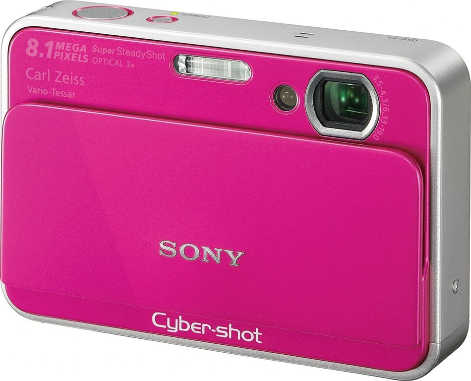 Sony Cybershot DSC-T2 8MP Digital Camera with 3x Optical Zoom (Black) N18