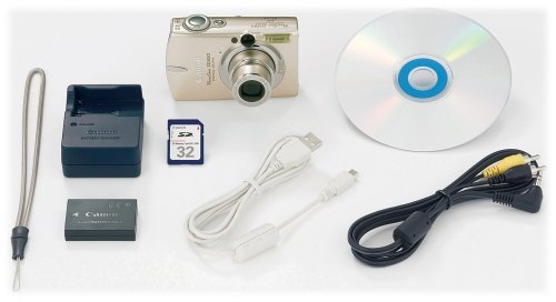 Canon Powershot SD550 7.1MP Digital Elph Camera with 3x Optical Zoom (Beige) N5
