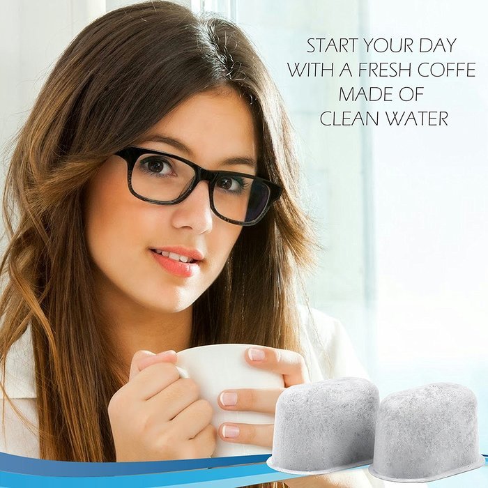 Replacement Charcoal Water Keurig Coffee Maker Filters Set Of 12 &ndash; Effectively Remove Chlorine, Impurities, Contaminants... N8
