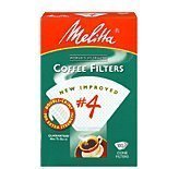 Melitta No. 4 Cone Coffee Filters, 100 count