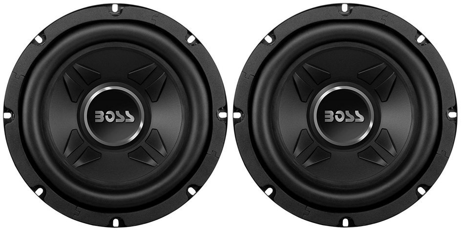 (2) Boss Audio CXX8 8-Inch 600 Watt Max Power Single 4 Ohm Car Subwoofers - 2 Subwoofers N3