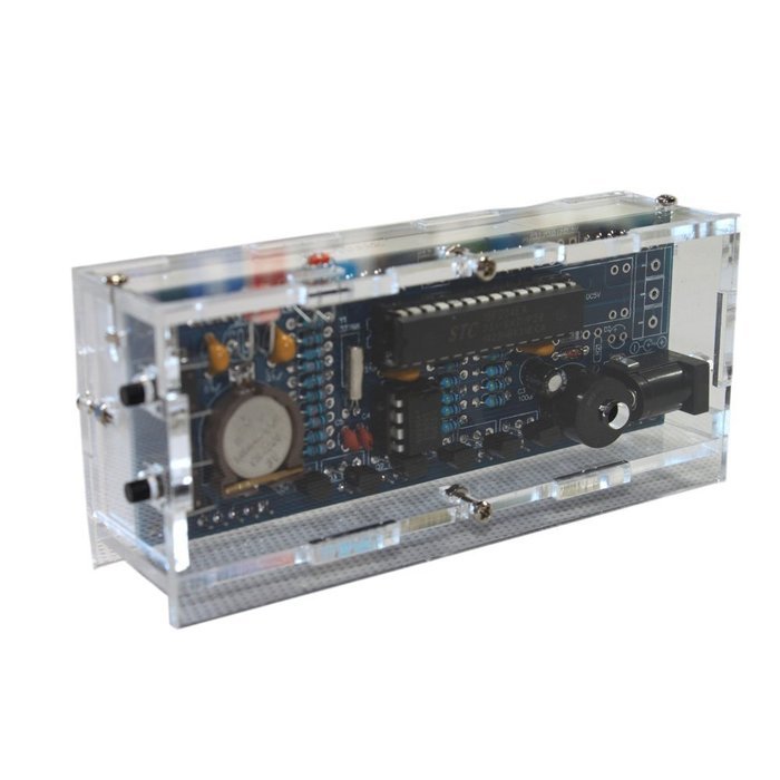DIY Electronic 4 Digit Large Screen LED Clock Kit Temperature Display Red inventor Learning Electronic Kit Toy... N5