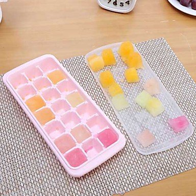 Sher 21 case of the shape of the ice cream mould popsicles cake mold ice lattice ice (random colar) N4