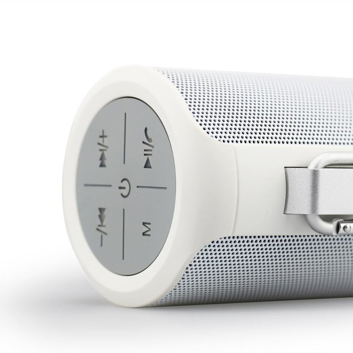 LANSIN (Blue) AJ-90 Cylinder Mini Bluetooth Speaker with Stereo Audio sound & USB Disk/TF Card N2