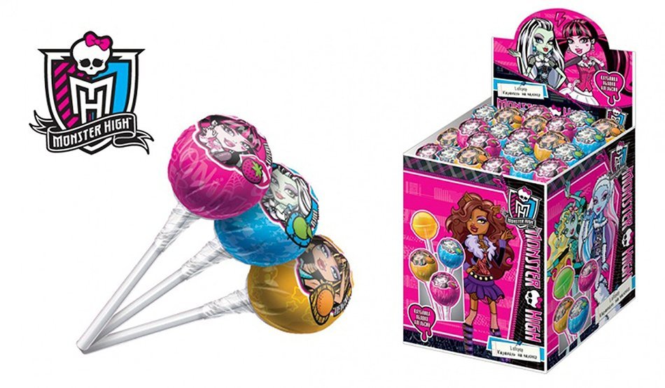 12psc Lollipops Monster High Birthday Party Favor Topper Treats Buffet Candy