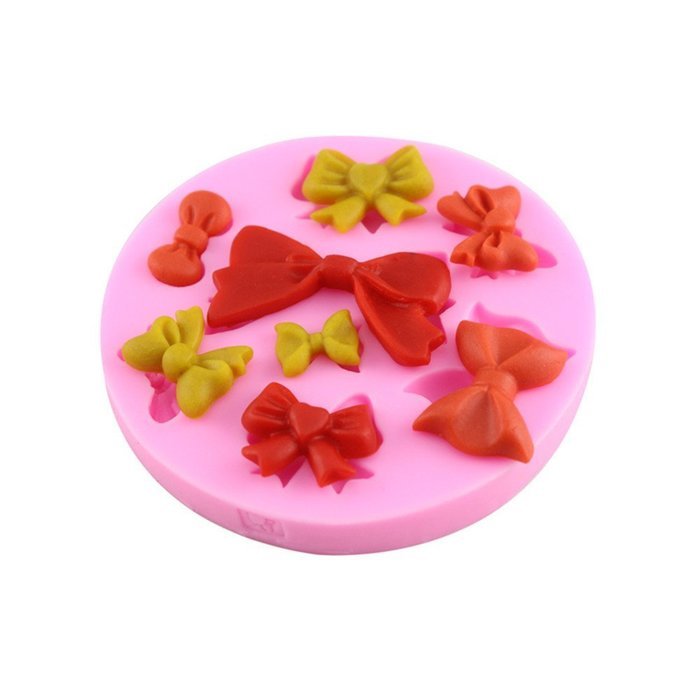 Bowknots Silicone Fondant Cake Mold Home Kitchen Bake Tool Cake Decoration N2