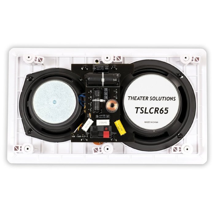 Theater Solutions TSLCR65 In Wall 6.5" Speaker Home Theater Compact Center Channel