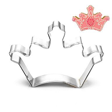 Y&XL&H King's / Queen's Crown Shape Cookie Cutters Fruit Cut Molds Stainless Steel N3
