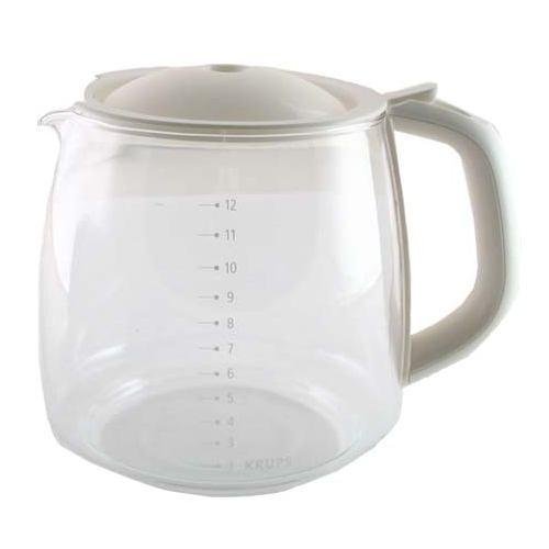 KRUPS F15B0G Glass Carafe, 12-Cup, White