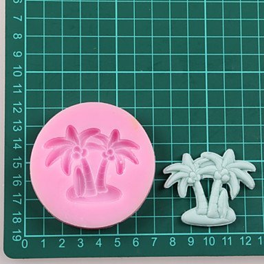 Y&XL&H Coconut Tree Fondant Cake Chocolate Silicone Molds,Decoration Tools Bakeware N4