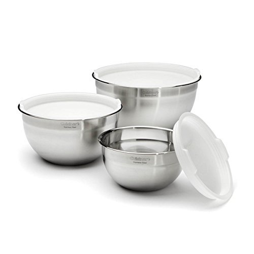 Cuisinart 3-piece Mixing Bowls, Materials: 18/10 Stainless Steel