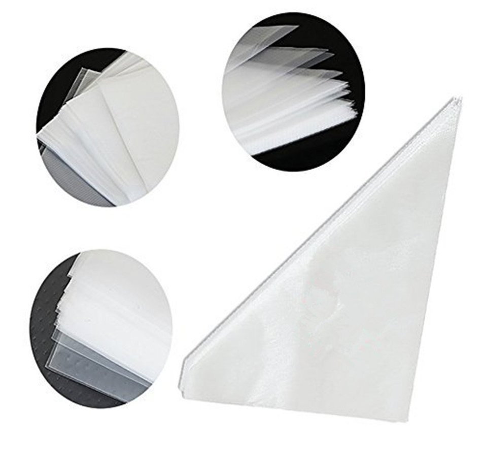 Yosoo Commercial Grade Plastic Coated Pastry Bag, 100Pcs Thickening ,Professional,Disposable Pastry Bags, Icing... N2
