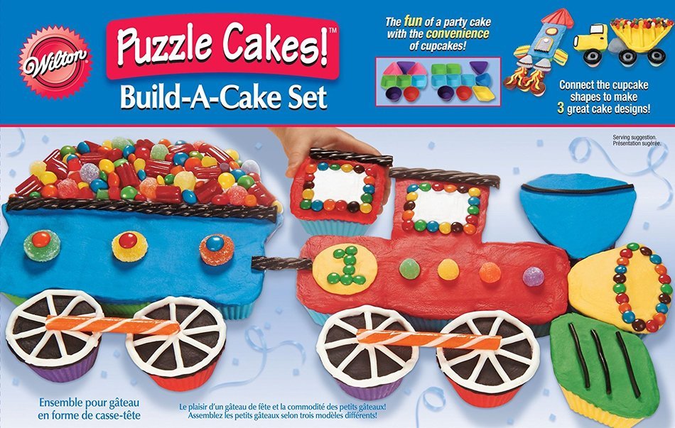 Transportation Puzzle Cakes!&trade; Build-A-Cake Set