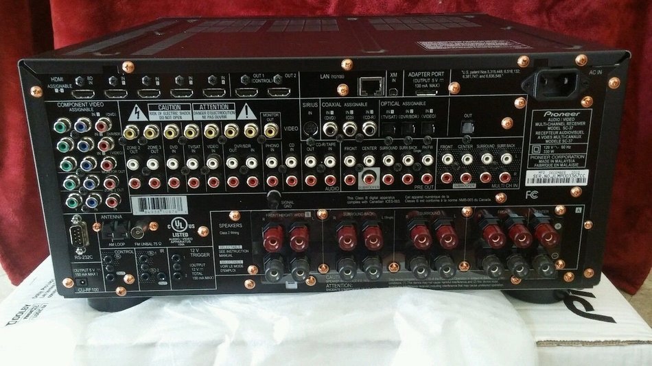 Pioneer SC-37 7.1-Channel 3D Ready A/V Receiver N7