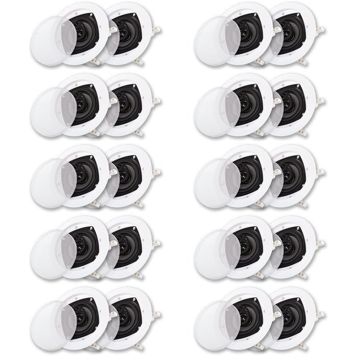 Acoustic Audio CS-IC43 In Ceiling Speakers 3 Way Home Theater 4000 Watt 10 Pair Pack CS-IC43-10PR