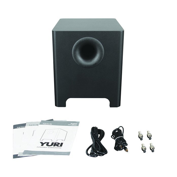 Kanto 8" 60W Long-Throw Driver Subwoofer, Black (YURI) N5