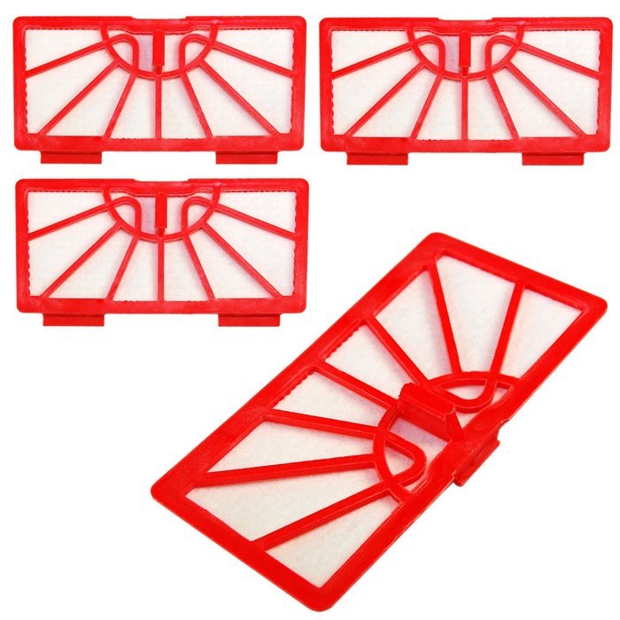 HQRP 4-Pack Filters for Neato XV-11, XV-12, XV-15 Robotic Vacuums + HQRP Coaster N2