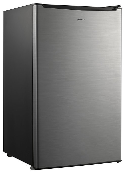 Amana AMA35S1 Compact Single Door Refrigerator, 3.5 cu. ft., Stainless Steel N3