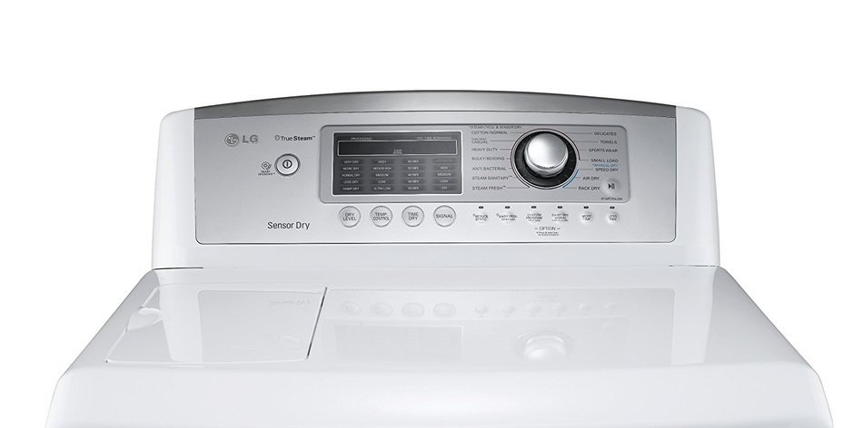 LG H/E Ultra Large Capacity H/E Top Load Laundry Pair with WaveForce Technology WT5070CW DLEX5170W (ELECTRIC Dryer) N8