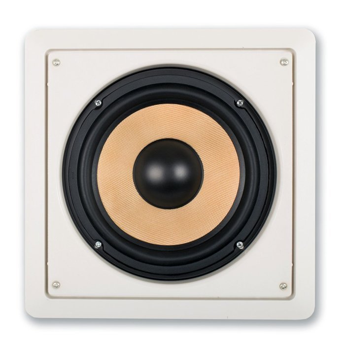 Acoustic Audio HDS8 8-Inch In Wall Kevlar Subwoofer (White) N2
