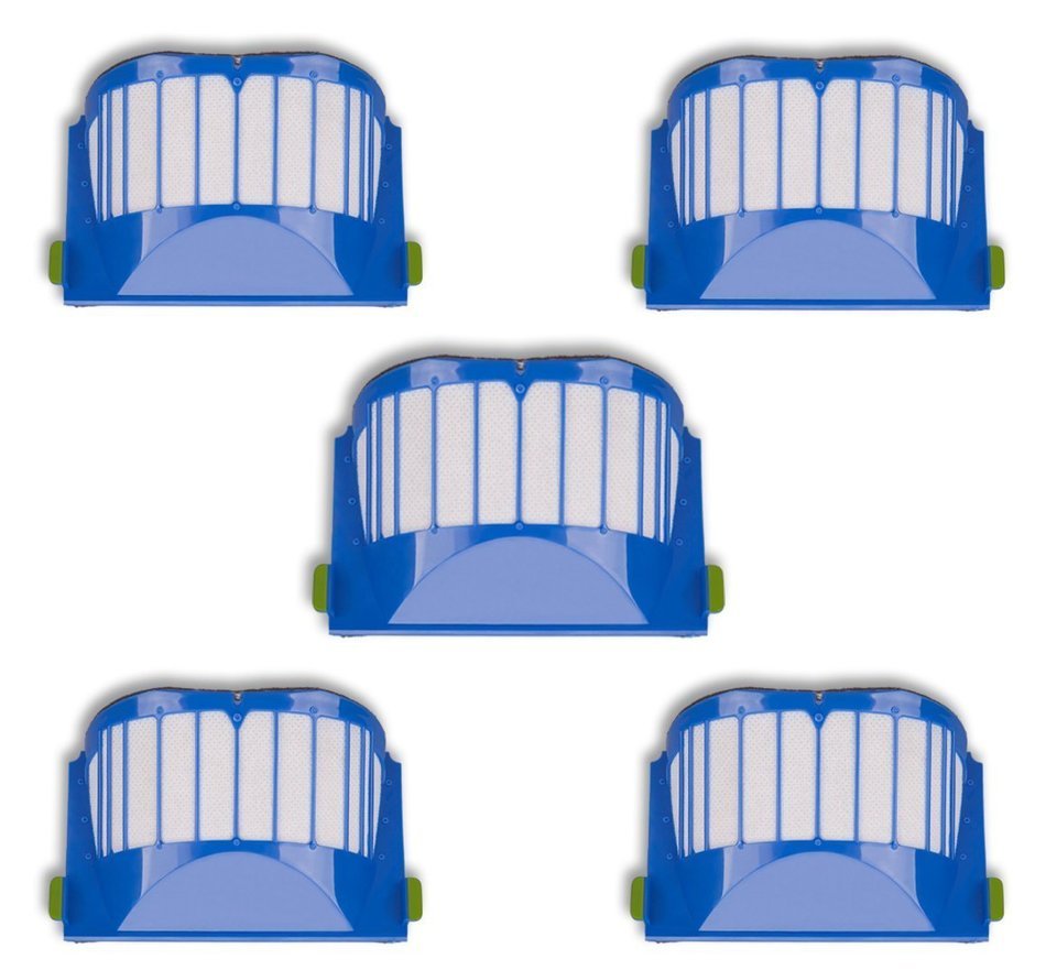 Hongfa Irobot Roomba Replacement Blue Filter for Roomba Aerovac 536 550 551 552 554 (10) N4