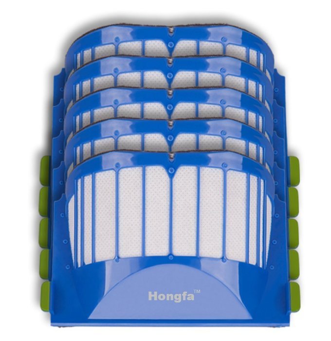 Hongfa Irobot Roomba Replacement Blue Filter for Roomba Aerovac 536 550 551 552 554 (10) N5
